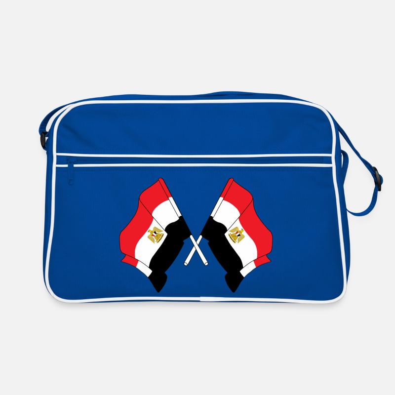 Deux drapeaux Egypte Sac Retro