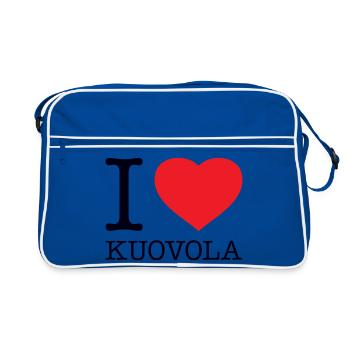 J’ADORE KUOVOLA - Sac Retro - bleu/blanc - Devant