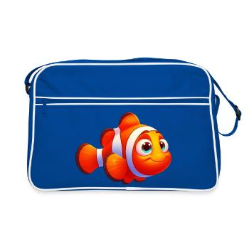 Clownfish - Retro Bag - blue/white - Front