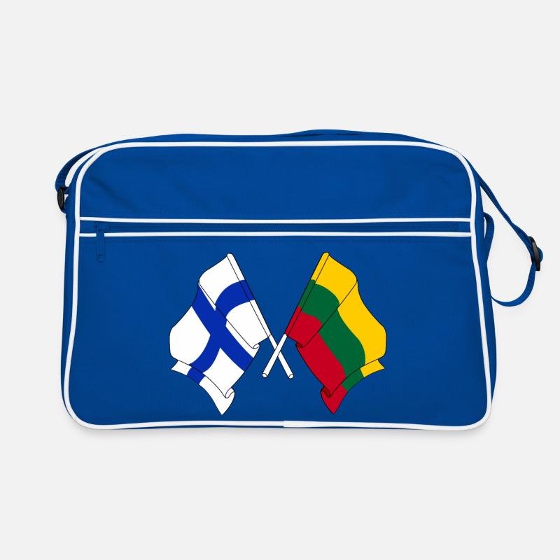 Drapeau Finlande, Drapeau Lituanie Sac Retro