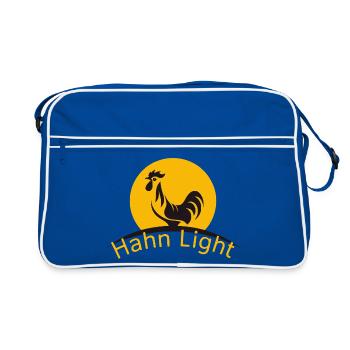 Hahn Light - Retro Tasche - Blau/Weiß - Vorne