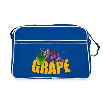 RAISIN - Sac Retro - bleu/blanc - Devant