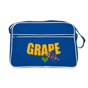 RAISIN - Sac Retro - bleu/blanc - Devant