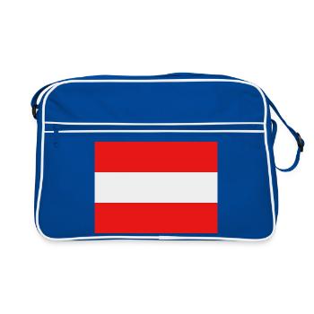 Drapeau autrichien - Sac Retro - bleu/blanc - Devant
