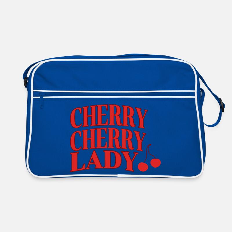 Cherry Lady Retro-Skripttypografie Retro Tasche