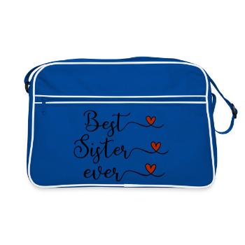 Meilleure sœur - Sac Retro - bleu/blanc - Devant