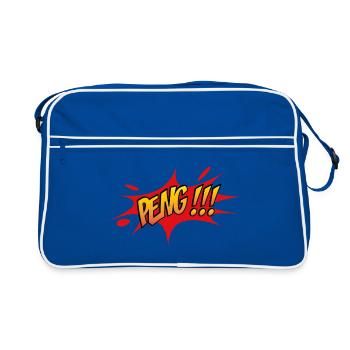 2541614 14949031 peng - Retro Bag - blue/white - Front