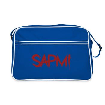Sapmi - Retro Tasche - Blau/Weiß - Vorne
