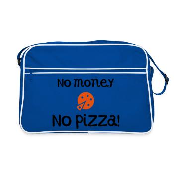 pizza - Sac Retro - bleu/blanc - Devant