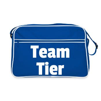 Équipe Animal - Sac Retro - bleu/blanc - Devant