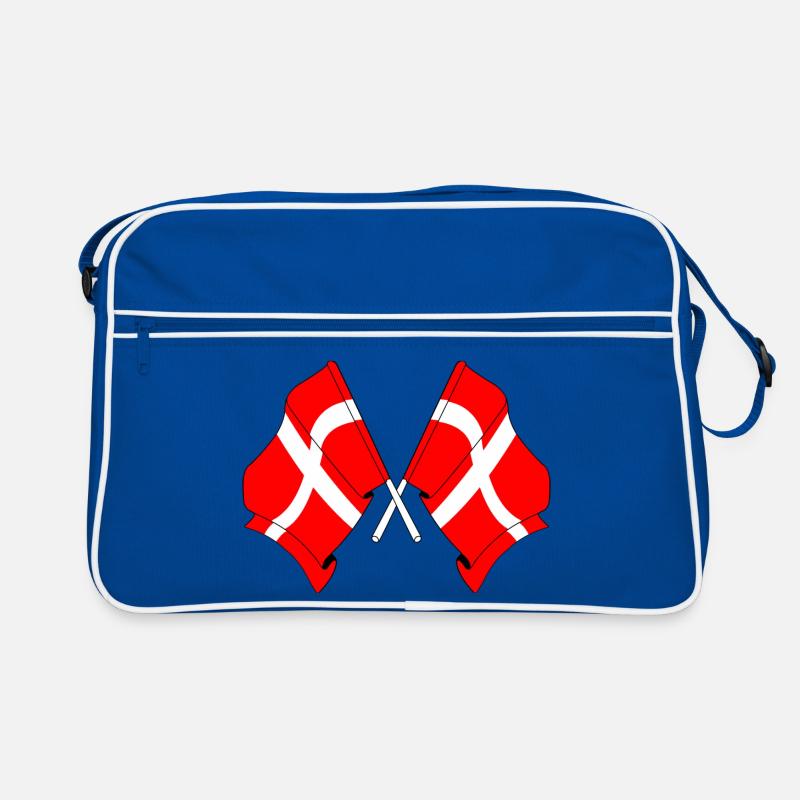 Two flags Denmark Retro Bag