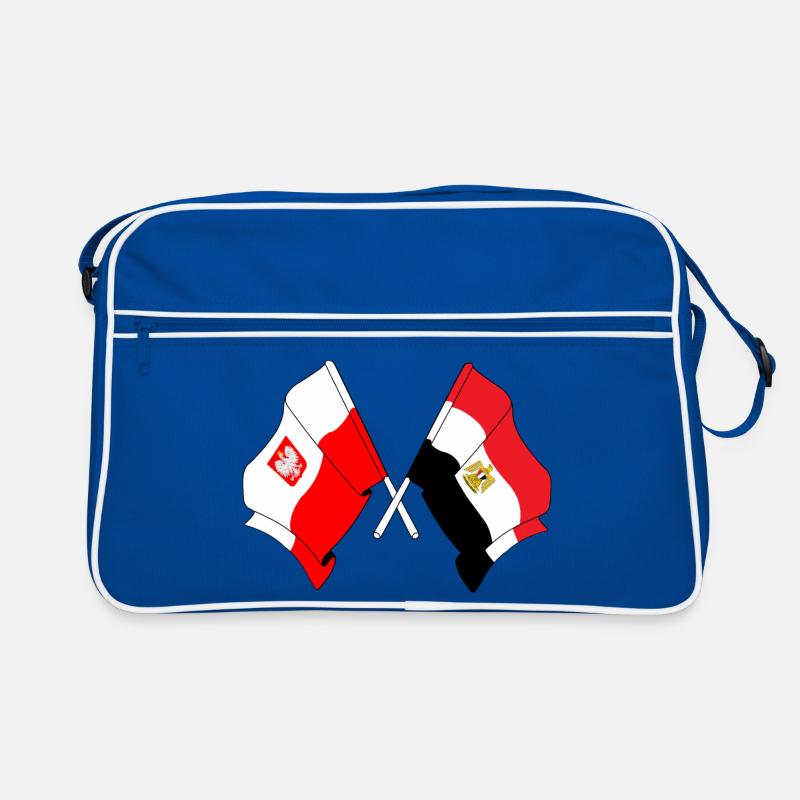 Drapeau de la Pologne, drapeau de l’Égypte Sac Retro