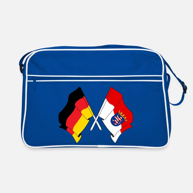 Flag Germany, Hesse Retro Bag