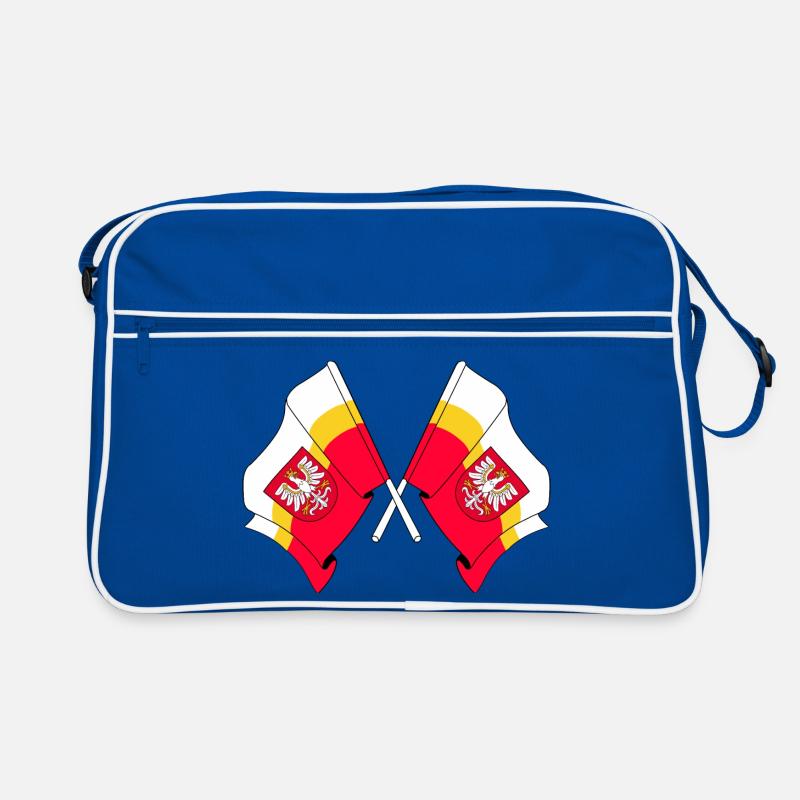 Deux drapeaux Petite Pologne Sac Retro