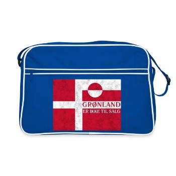 Grønland Ikke Til Salg - Sac Retro - bleu/blanc - Devant
