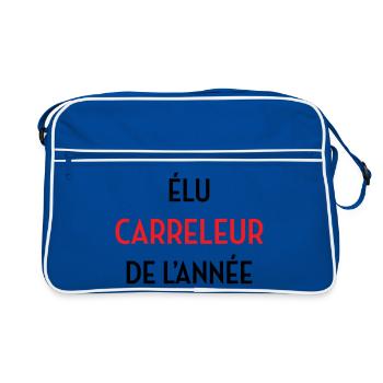 Elected Tiler of the Year - Retro Bag - blue/white - Front