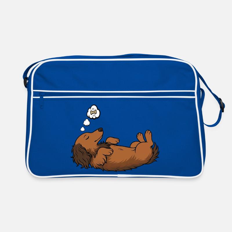 Long-haired Dachshund Dachshund Holder Dachshund Tekkel Retro Bag
