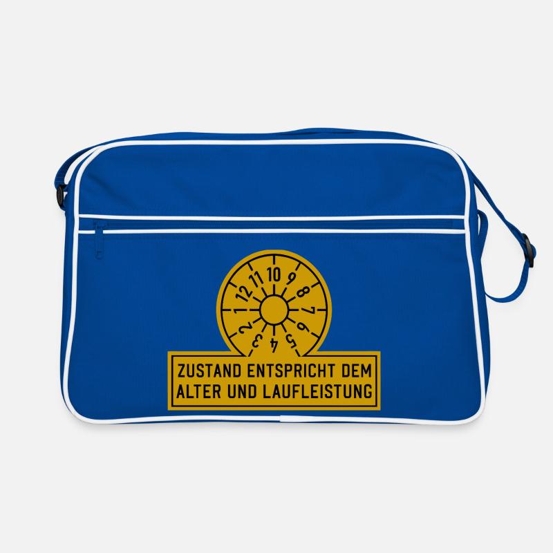 Zustand entspricht dem Alter lustige Auto Sprüche Retro Tasche