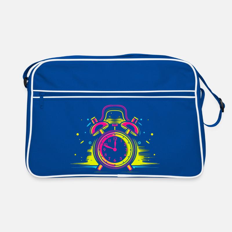 Wecker Synthwave Retro Tasche