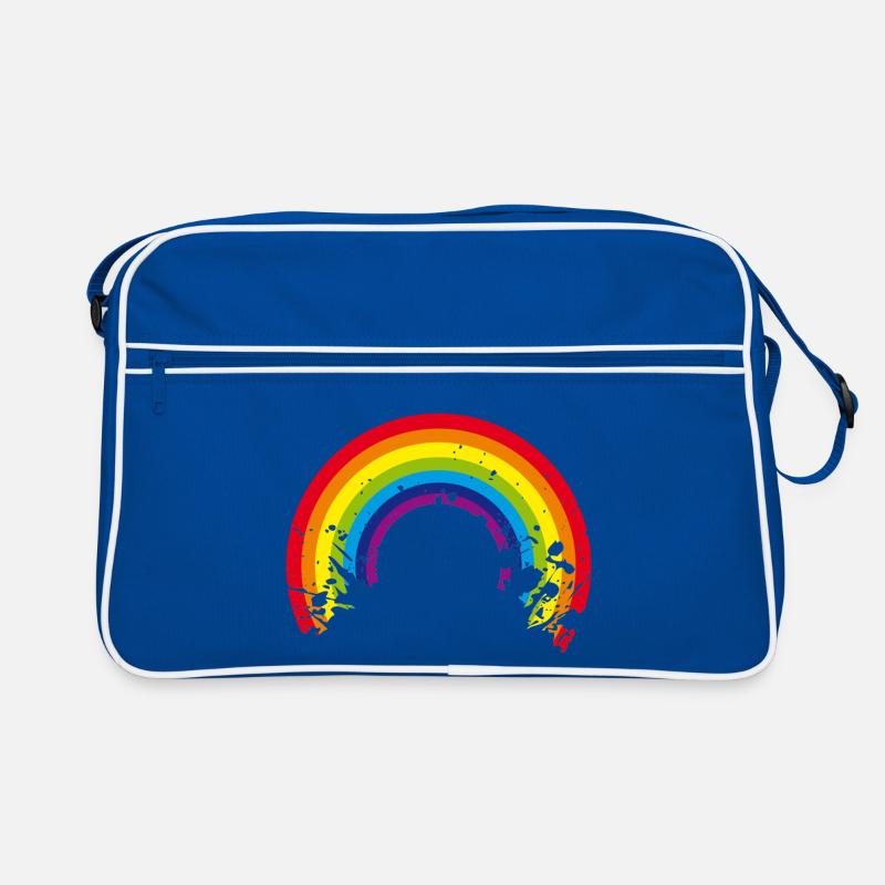 rainbow regenbogen Retro Tasche