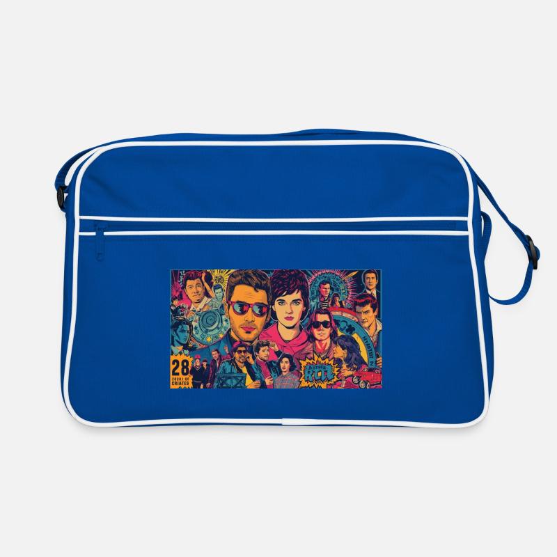Pop-Symbole Retro Tasche