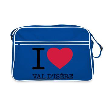 J’AIME VAL D’ISÈRE France Frankreich - Sac Retro - bleu/blanc - Devant