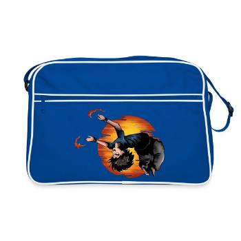 Backflip Anime Manga Figure - Retro Bag - blue/white - Front