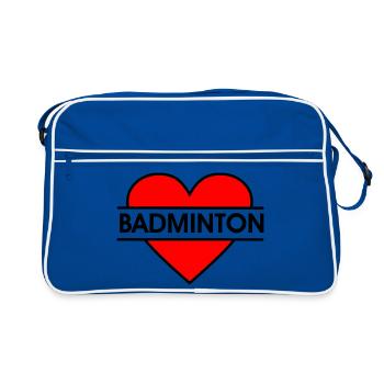 Badminton 35 - Sac Retro - bleu/blanc - Devant