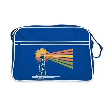 phare - Sac Retro - bleu/blanc - Devant