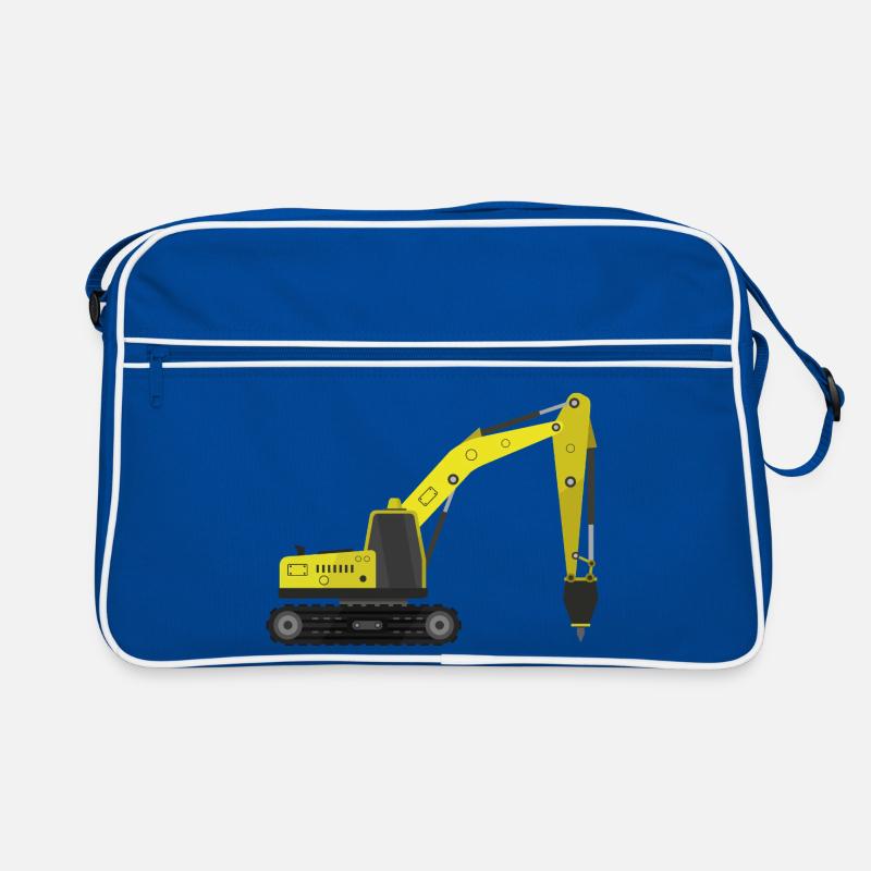 Hydraulischer Presslufthammer Retro Tasche