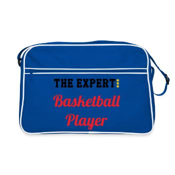 The Basketball Expert - Retro Bag - blue/white - Front