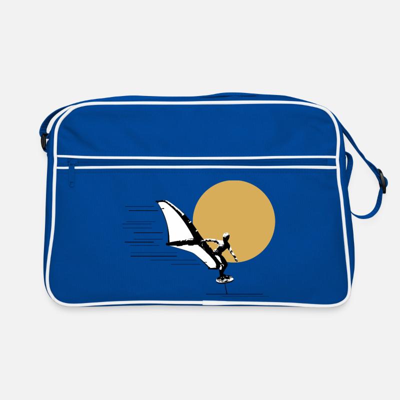 Wingfoiler devant le soleil Sac Retro