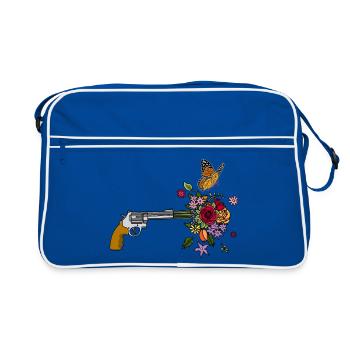 The Peace Gun - Retro Bag - blue/white - Front