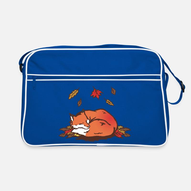 Fuchs im Herbst Retro Tasche