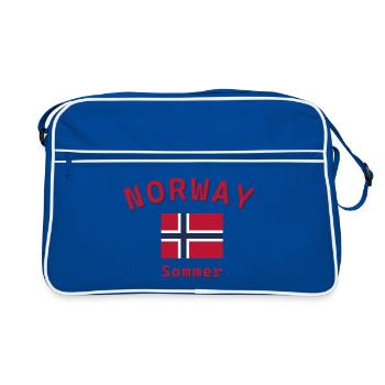 Norway - Retro Bag - blue/white - Front