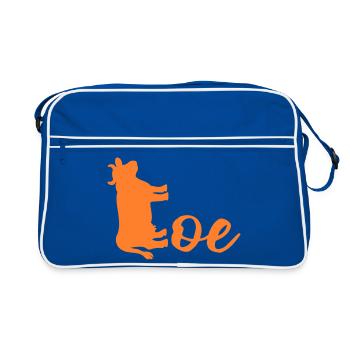 Ko des Pays-Bas - Sac Retro - bleu/blanc - Devant