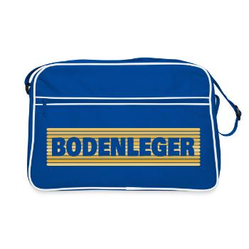 Vocation as a floor layer - Retro Bag - blue/white - Front