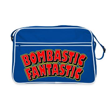 Bombastic Fantastic - Retro Bag - blue/white - Front