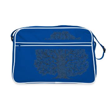 Arbre de vie - Yggdrasil - Sac Retro - bleu/blanc - Devant