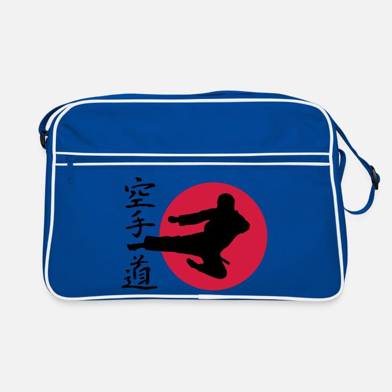 Karate Yokotobigeri Retro Tasche