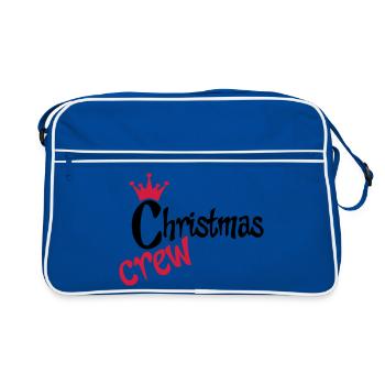 Great design for Christmas - Retro Bag - blue/white - Front