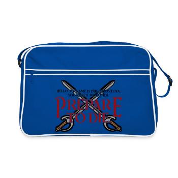 Prepare to die - Retro Bag - blue/white - Front