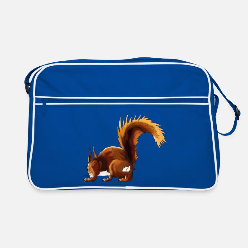 Squirrel Velcro Fall Edition Retro Bag