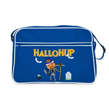 HalloHup 2023 - Retro Bag - blue/white - Front