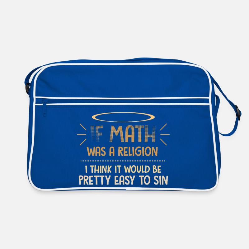 Math Nerd Students University Professor Mathematics Retro Bag