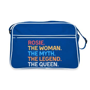 Rosie La Femme Le Mythe La Légende La Reine - Sac Retro - bleu/blanc - Devant