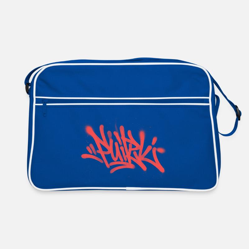 Graffiti Spray Abstract Red Tag Retro Bag