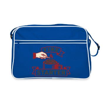 Fire Igniter: Ember Master - Retro Bag - blue/white - Front