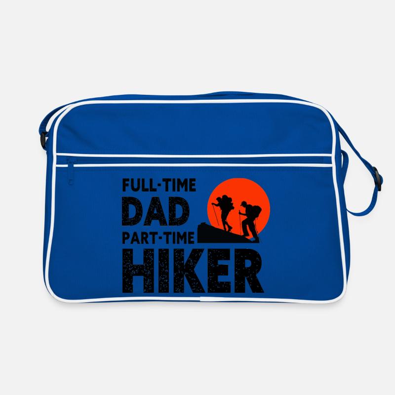 Full-Time Dad Part-Time Hiker – Dad Gift Sac Retro