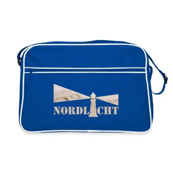 Dune aurore boréale - Sac Retro - bleu/blanc - Devant